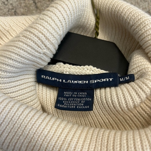 Polo Sport Ralph Lauren M GUC cable knit/ fisherman knit turtle neck dress - Picture 11 of 15